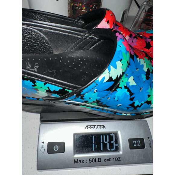 Dansko Women’s Twin Pro Flower Professional Clogs Patent Leather EU 39 US 8 - Picture 12 of 12